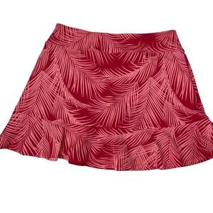 Tommy Bahama Womens Medium Golf Skort Athletic Athleisure Botanical Tropical